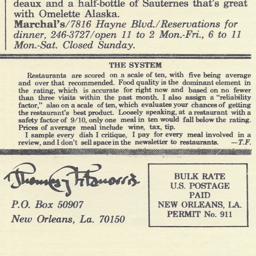 Vintage Tom: A Brief Review of Marchal's