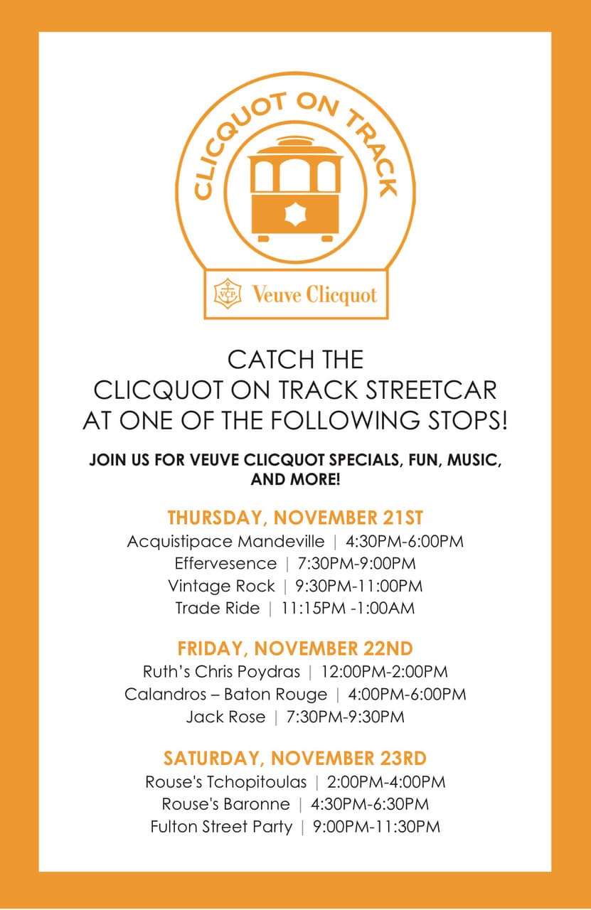 Bubbly And A Streetcar Come To Town