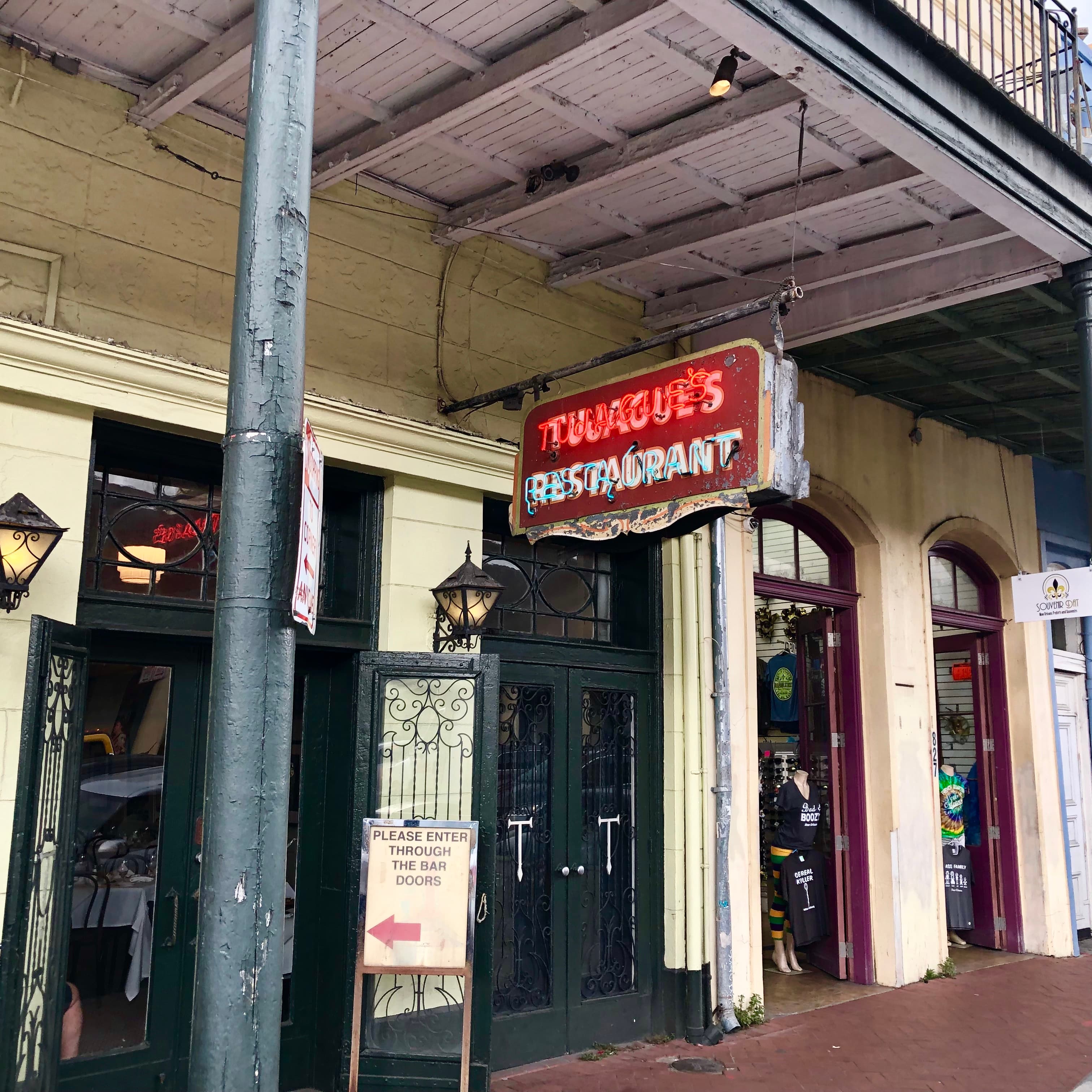 Tujague's Widely Loved. Staying Alive.