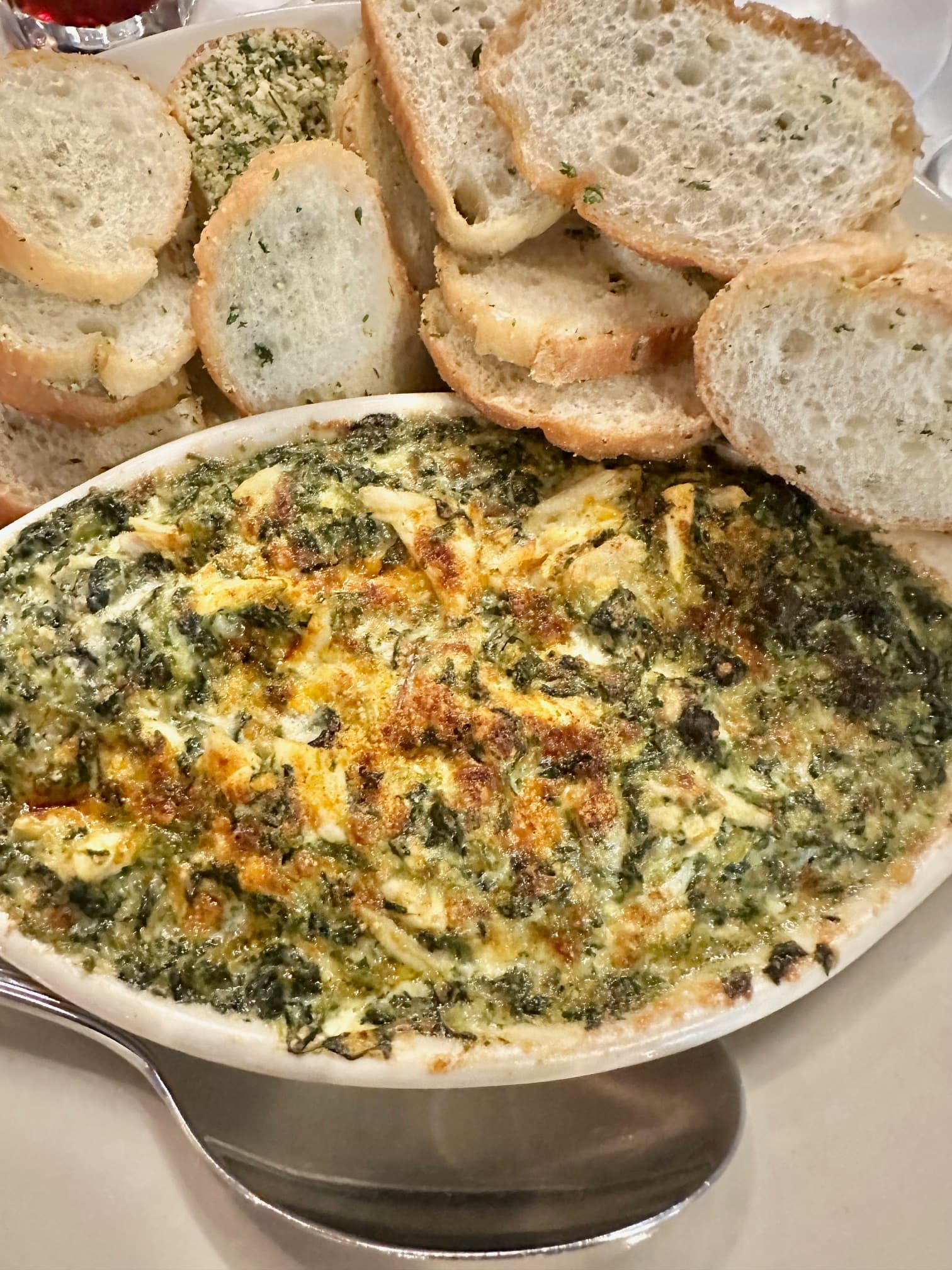 Creamed Spinach With Crabmeat?