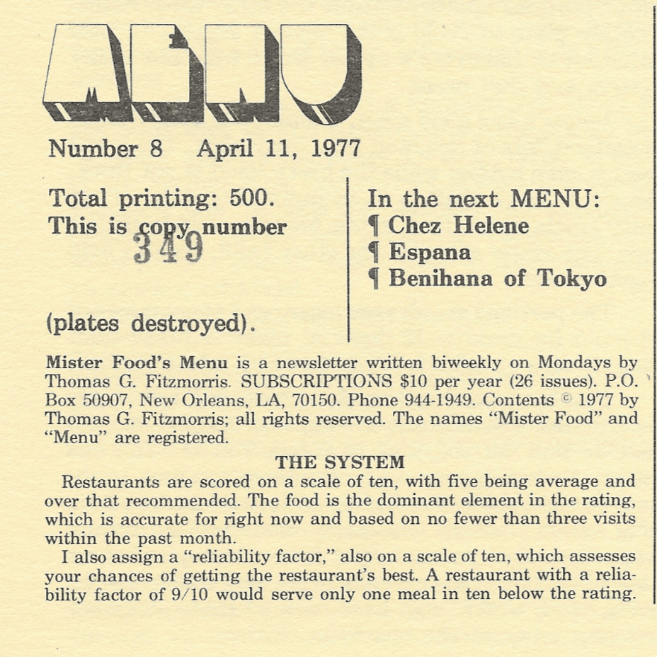 Vintage Tom: A Review of Charlie's Steak House